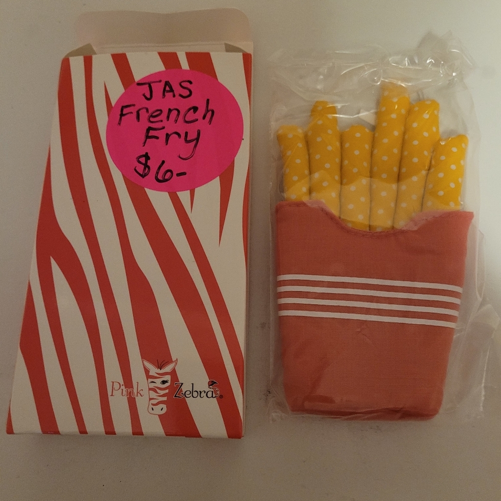 Pink zebra just add soaks french fries